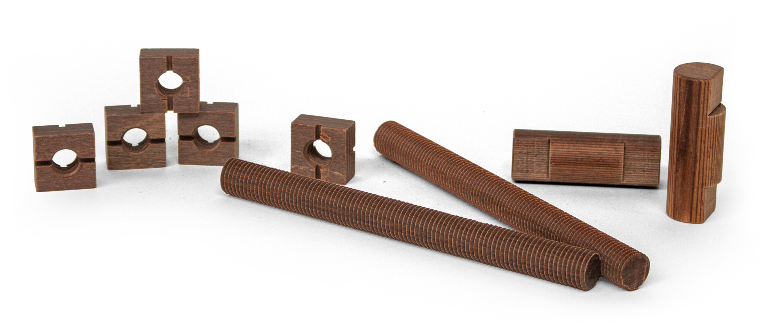 threaded rods and nuts